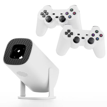P30MAX Android 11 Gaming Projector - 64GB TF Card, Wireless Gaming Controller, Dual Wi-Fi, 1280x720P Portable Home Theater